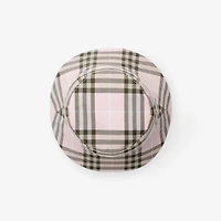 Check Cotton Bucket Hat in Mallow pink - Men | Burberry® Official