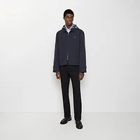 Cotton Twill Chinos in Black - Men | Burberry® Official