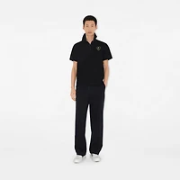 B Heart Cotton Polo Shirt in Black - Men | Burberry® Official