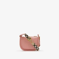 Mini B Clip Messenger Bag in Peony pink - Women | Burberry® Official