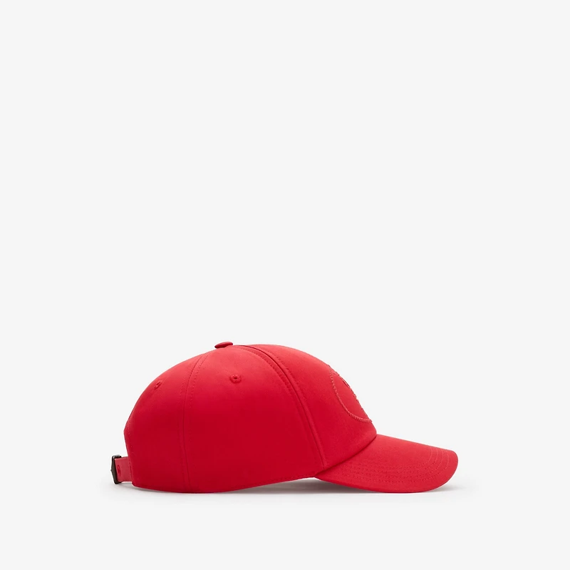 Knight Stamp Gabardine Baseball Cap in Currant - Men | Burberry® Official