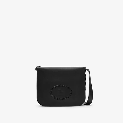 Tavistock Messenger Bag in Black - Men, Leather | Burberry® Official