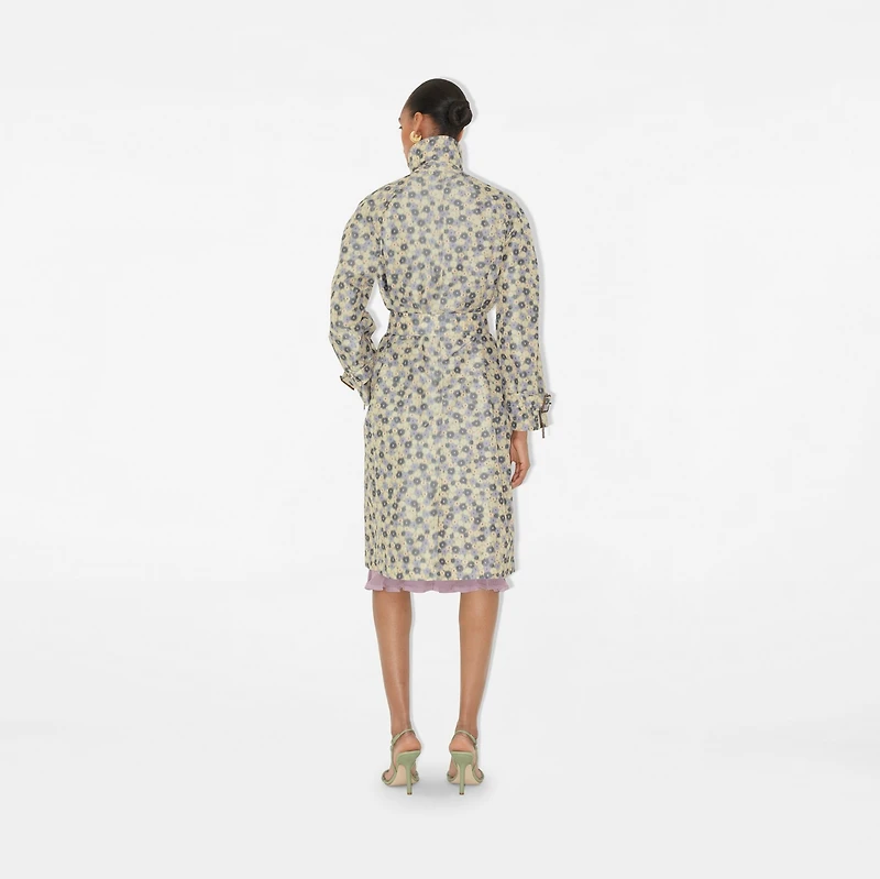Long Daisy Lightweight Zip Car Coat in Eccles - Women | Burberry® Official