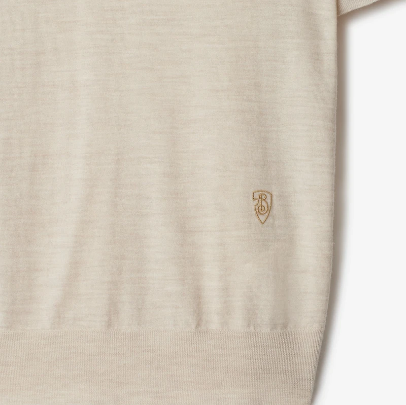 Wool Top in Nutmeg - Women | Burberry® Official