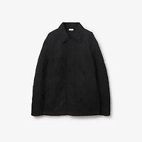 Nylon Quilted Jacket in Onyx - Men | Burberry® Official