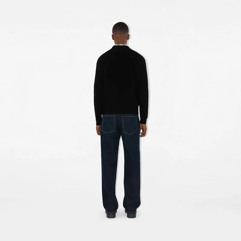 EKD Wool Cashmere Sweater in Black - Men | Burberry® Official