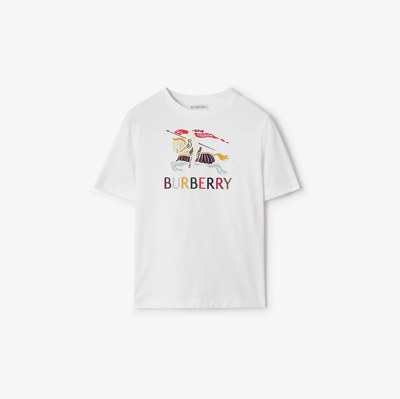 EKD Cotton T-shirt in White | Burberry® Official