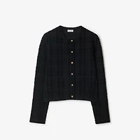 Wool Blend Jacket in Black - Women | Burberry® Official