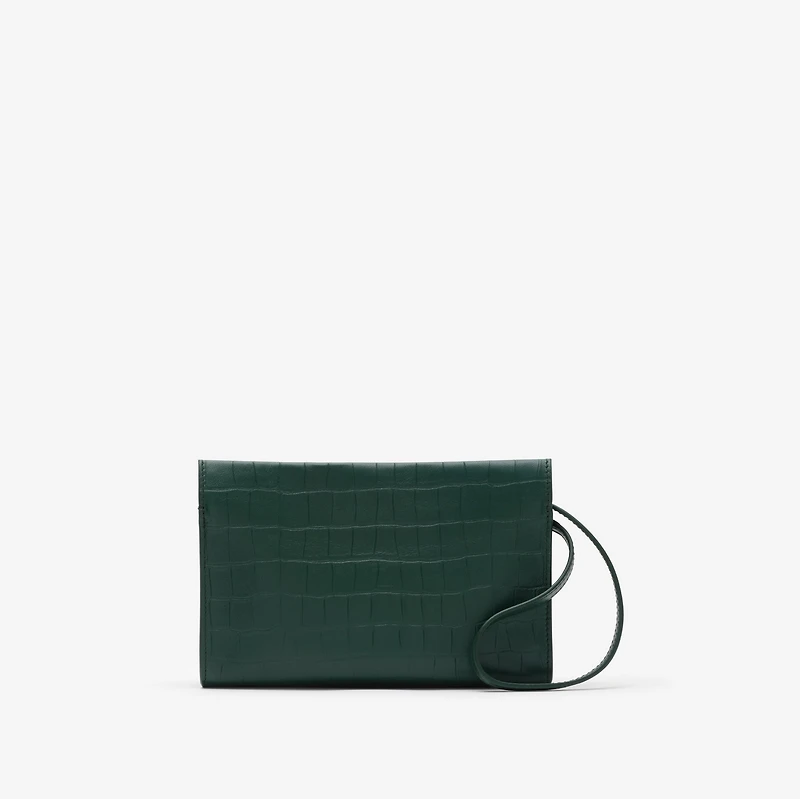 Cotswolds Pouch in Ivy green - Women | Burberry® Official
