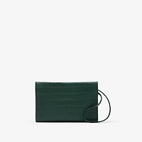 Cotswolds Pouch in Ivy green - Women | Burberry® Official