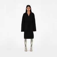 Cashmere Wrap Coat in Black - Women | Burberry® Official