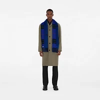Reversible EKD Check Cashmere Scarf in Knight | Burberry® Official