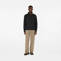 Reversible Quilted Nylon Overshirt in Black - Men | Burberry® Official