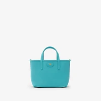 Mini Reversible Bloomsbury Tote​ in Blue/atom blue - Women | Burberry® Official