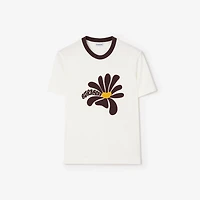 Daisy Cotton T-shirt in Chalk white - Men | Burberry® Official