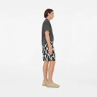 Knot Nylon Shorts in Magnet - Men | Burberry® Official