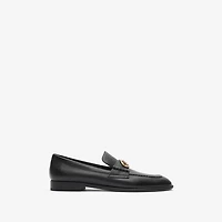 Leather Opal Loafers in Black - Women | Burberry® Official