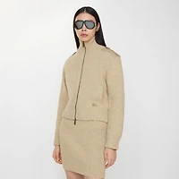 Wool Cashmere Jacket in Hamper beige - Women | Burberry® Official