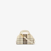 Mini Highlands Bowling Bag​ in Light beige - Women | Burberry® Official