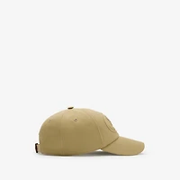Knight Stamp Gabardine Baseball Cap in Hamper - Men | Burberry® Official