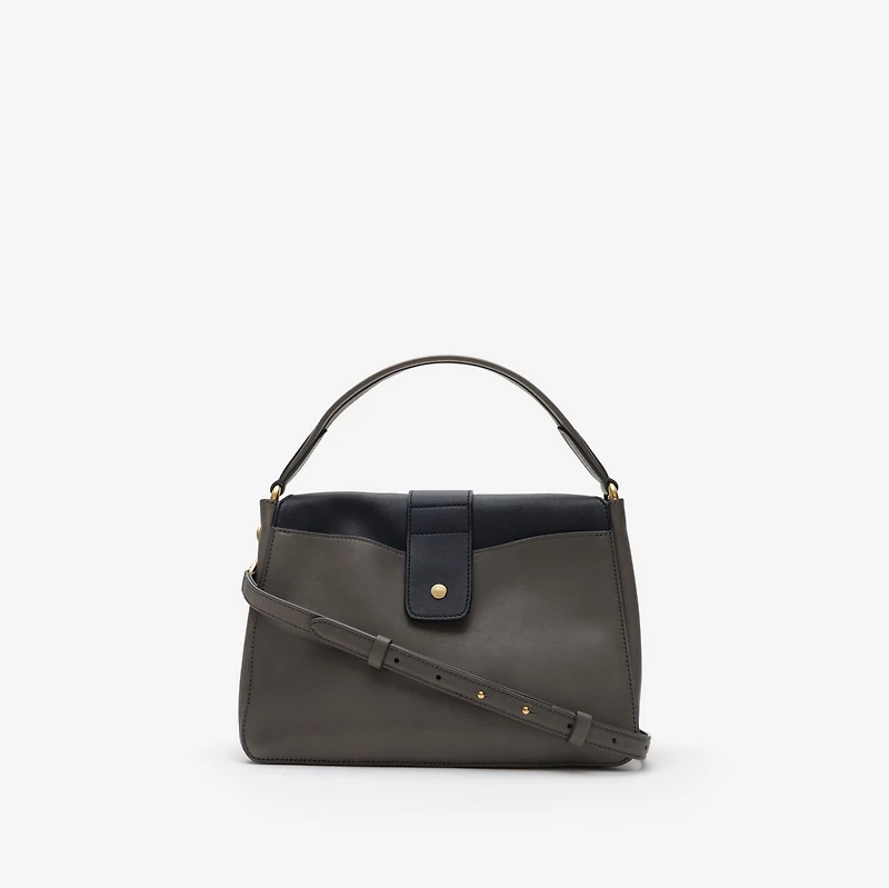 Small Rider Bag in Asphalt grey/bermuda blue/indigo - Women, Leather | Burberry® Official