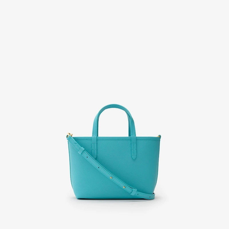 Mini Reversible Bloomsbury Tote​ in Blue/atom blue - Women | Burberry® Official