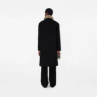 Long Camden Heritage Car Coat in Black - Men, Cotton Gabardine | Burberry® Official