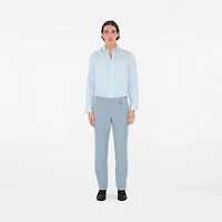 Wool Tailored Trousers in Gale - Men | Burberry® Official