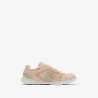 Check Matrix Sport Sneakers in Clam beige - Women | Burberry® Official