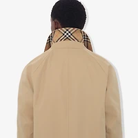 Mid-length Camden Heritage Car Coat in Honey - Men, Cotton Gabardine | Burberry® Official