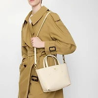 Mini Reversible Bloomsbury Tote​ in Soap beige/light beige - Women | Burberry® Official