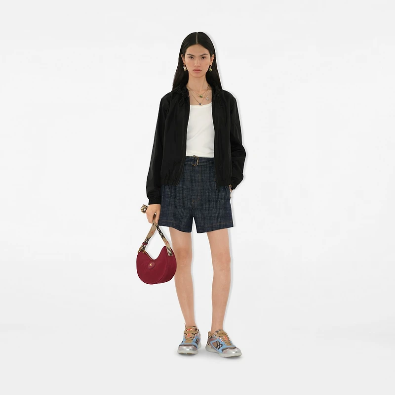 Horseshoe Crossbody Bag​ in Cherry red - Women, Nylon | Burberry® Official