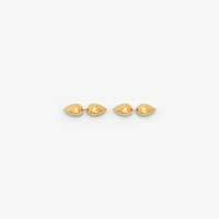 Spear Stud Earrings in Gold