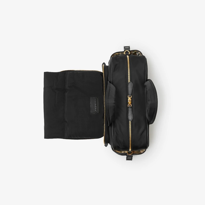 Quilted Nylon Baby Changing Bag in Black - Children | Burberry® Official