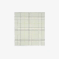 Wide Check Wool Scarf in Mint | Burberry® Official