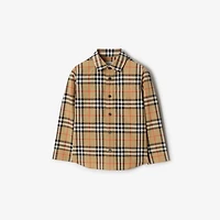 Check Cotton Shirt in Sand beige | Burberry® Official