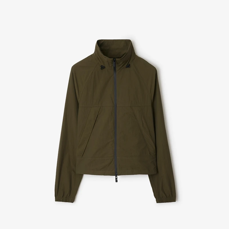 Nylon Cotton Jacket in Furrow - Men | Burberry® Official