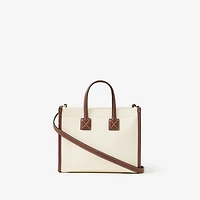 Mini Freya Tote in Natural/tan - Women, Canvas | Burberry® Official