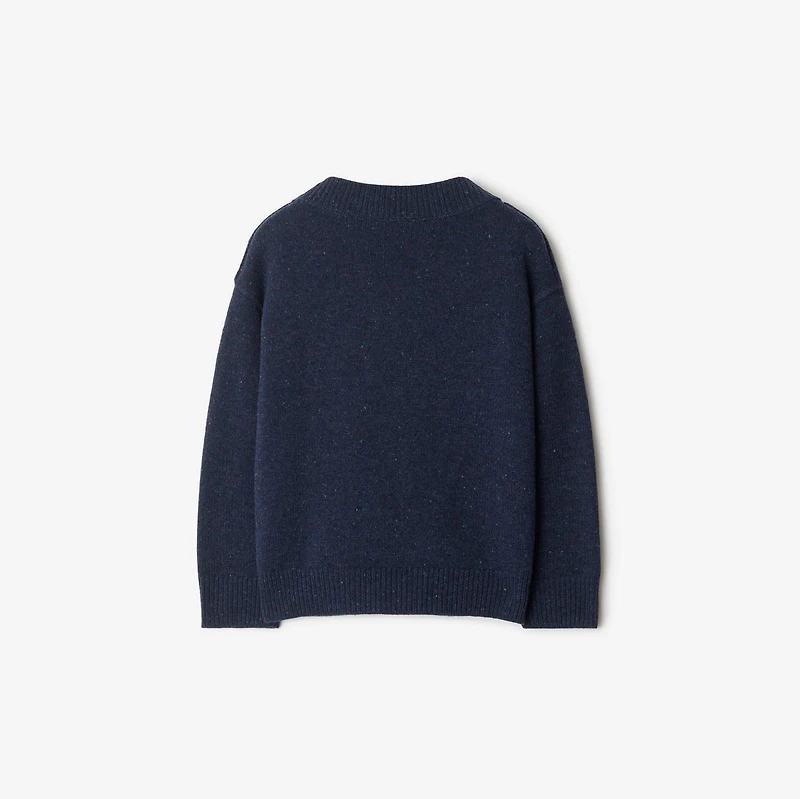 Big Ben Wool Sweater in Storm | Burberry® Official