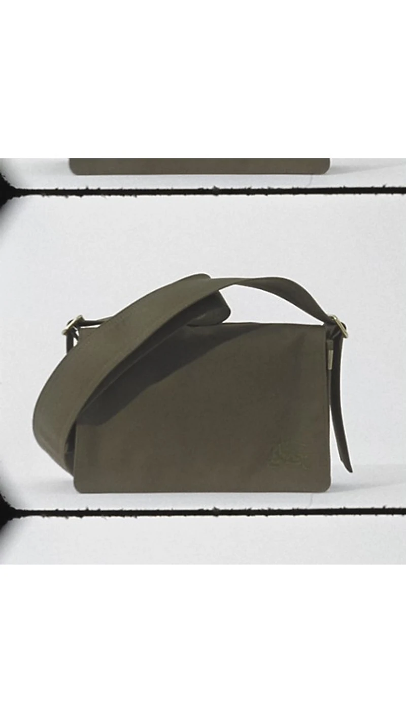 Trench Crossbody Bag in Olive - Men, Cotton Gabardine | Burberry® Official