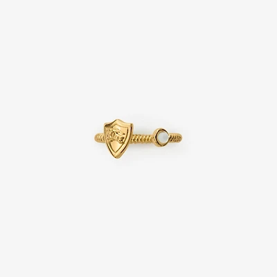 EKD Shield Pearl Ring in Gold/pearl - Women | Burberry® Official