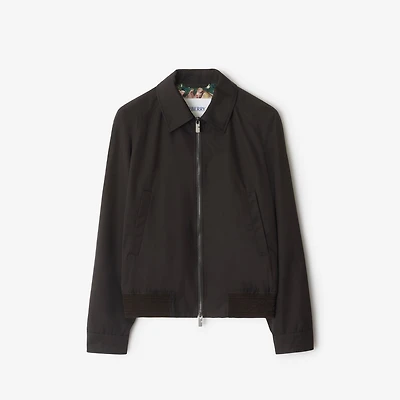 Highgrove Cotton Harrington Jacket in Cog brown - Men | Burberry® Official