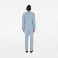 Wool Tailored Jacket in Gale - Men | Burberry® Official