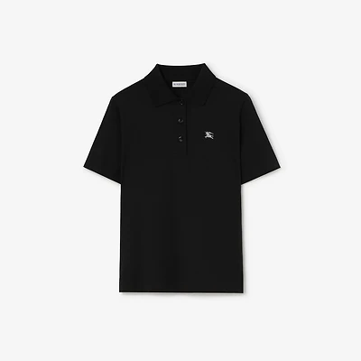 Knight Jewel Cotton T-shirt in Black - Women | Burberry® Official