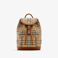 Check Backpack in Archive beige/briar brown - Women | Burberry® Official