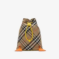 Duck Check Backpack in Sand beige - Children | Burberry® Official