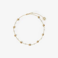 EKD Sphere Pearl Necklace​ in Gold/pearl - Women | Burberry® Official