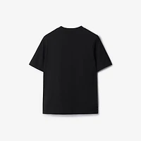 Cotton T-shirt in Black - Women | Burberry® Official