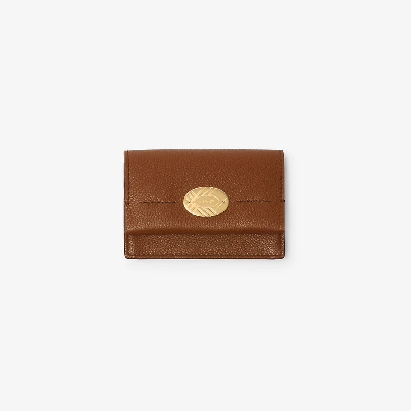 Cotswolds Folding Card Case in Hazel brown - Women | Burberry® Official