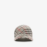 Check EKD Baseball Cap in Mauve grey - Men | Burberry® Official
